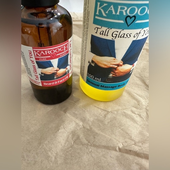 Mens  Grooming Kit Set - Beard Oil and Massage Oil - Picture 2 of 6